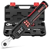 VANPO Digitaler Drehmomentschlüssel 1/4 Zoll(1,5–30 Nm) für Fahrrad & Motorrad, ±2% Genauigkeit Elektronischer Drehmomentschlüssel mit LCD-Display, akustischer Rückmeldung & Beidseitig Schaltbar