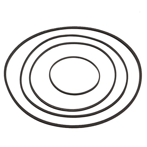 50pcs 40-130mm Mix Cassette Tape Machine Belt Assorted Common Belt