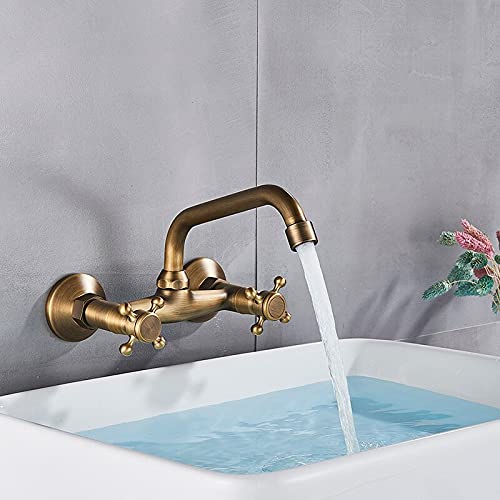 Robinet de cuisine mitigeur eau chaude et froide avec bec pivotant