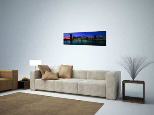 Wallmonkeys New York City Skyline With The Brooklyn Bridge 1 Panoramic Wall Decals #TOP6