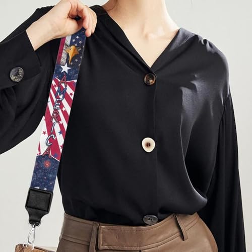 Image of Jeiento Wide Purse Strap Wide Shoulder Strap Adjustable Replacement Belt Soft Guitar Shoulder Straps for Women Girls Gifts