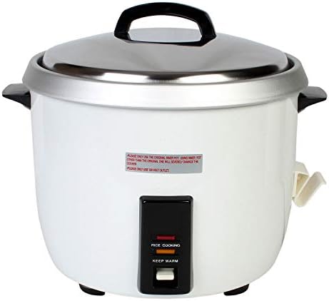 Thunder Group SEJ50000 30-Cup (Uncooked) 60-Cup (Cooked) Rice Cooker/Warmer, White