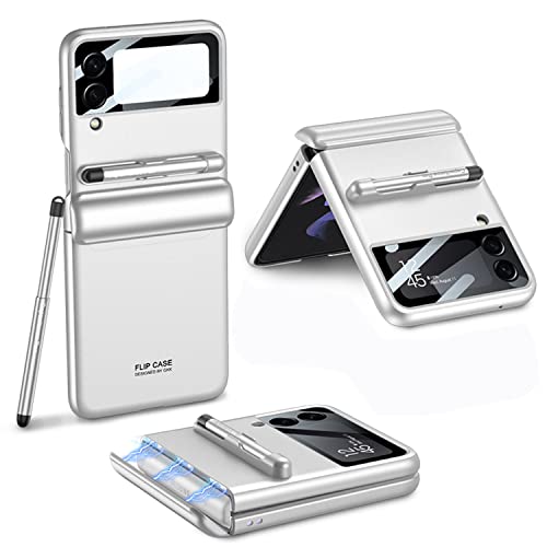 SHIEID A capa Samsung Z Flip 4 vem com uma caneta de capacidade, capa Galaxy Flip 4 com proteção de