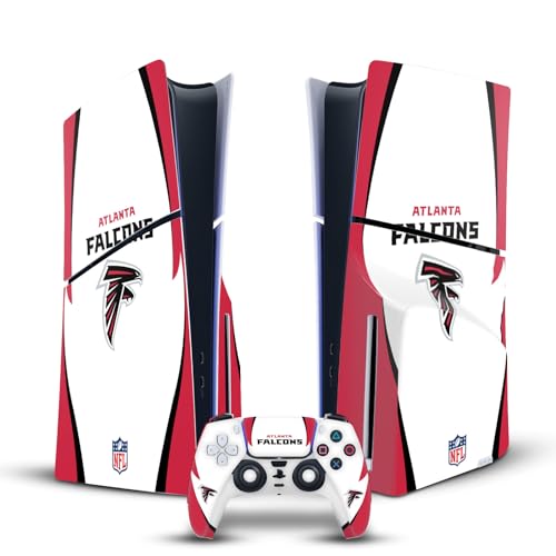 Skin NFL Atlanta Falcons PS5 Slim autocollant vinyle protection console manette