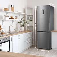 Midea 378L Kühlschrank mit Gefrierfach, WiFi, 201cm, EEK C, NoFrost, 38dB – Ansicht 9