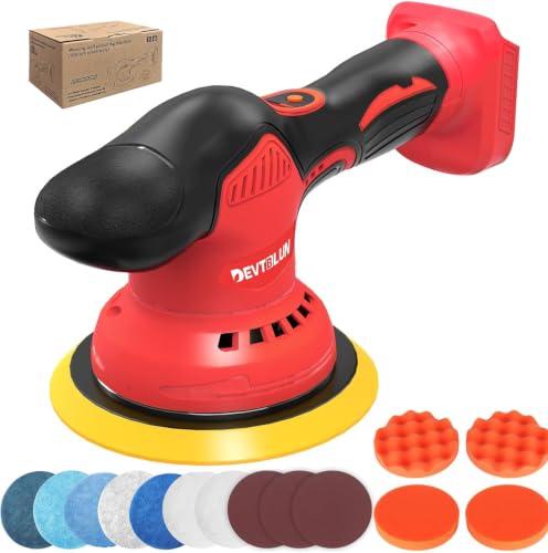 Cordless 6in Buffer Polisher for Milwaukee 18v (no battery)