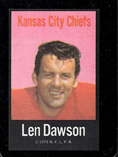 1972 NFLPA FABRIC CARDS LEN DAWSON NMMT HOF CHIEFS