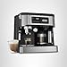 De'Longhi UPGRADED All-in-One Combination Coffee Maker & Espresso Machine + Advanced Adjustable Milk Frother for Cappuccino & Latte + Glass Coffee Pot 10-Cup, COM532M black