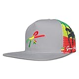 Grace Folly Trucker Hat for Men & Women. Snapback Mesh Caps (US, Alpha, One Size, One Size, Rasta)