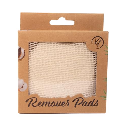 Discos De Tecido Em Algodão Remover Pads Com 8 Unidades