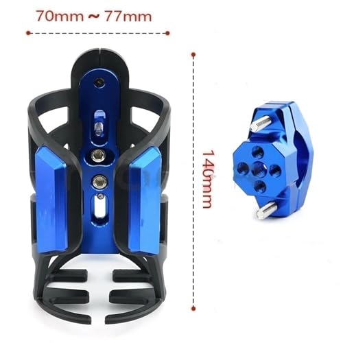 Portavasos para motocicleta universal negro miniatura 2