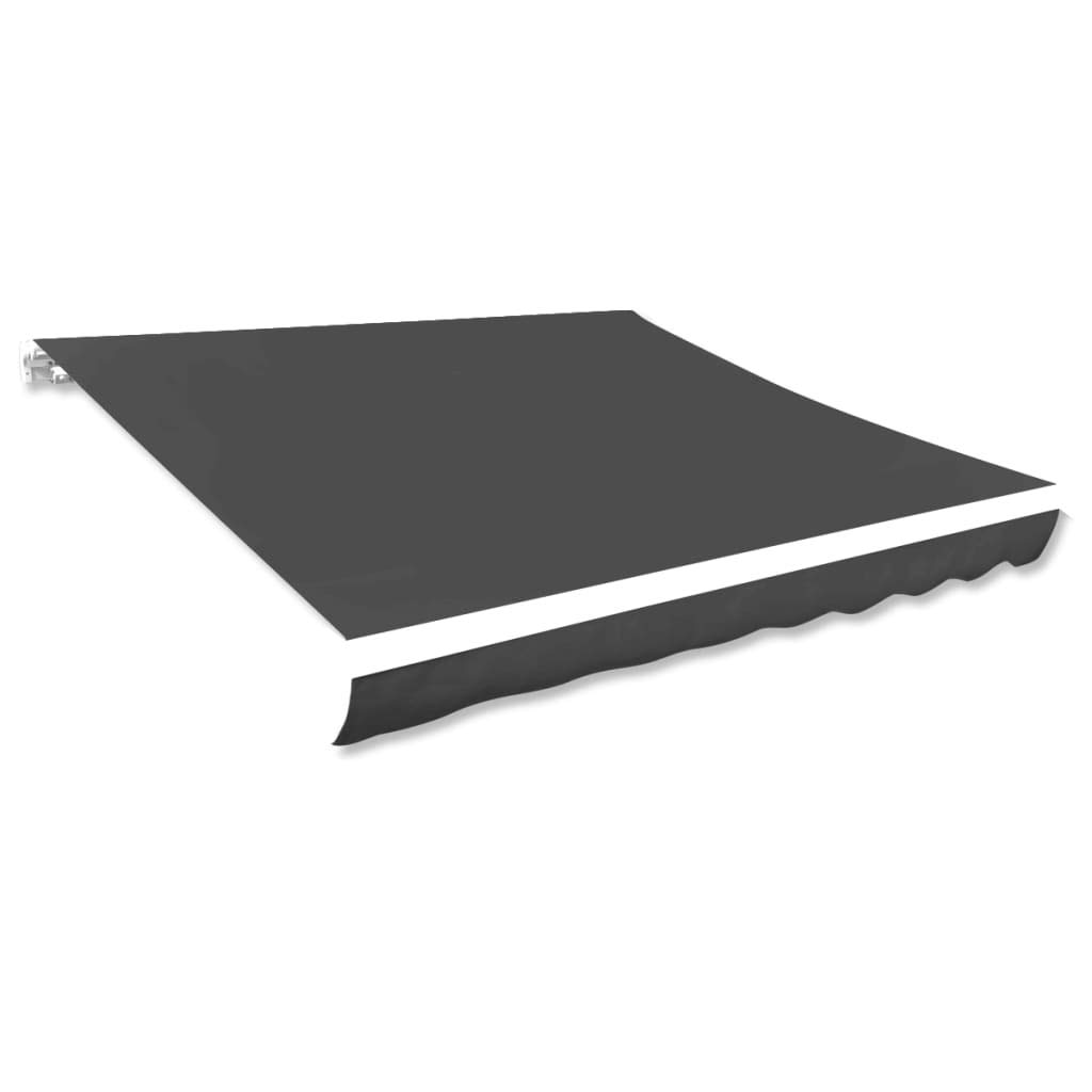 Cozynest Markisenstoff Sonnenschutz Markisentuch Segeltuch Markisenbespannung Canvas Anthrazit 600x300 cm