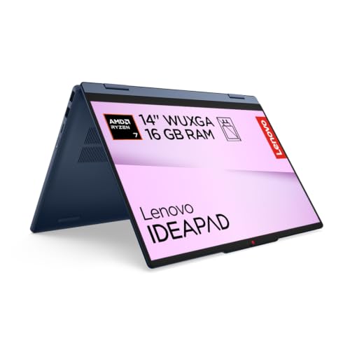Lenovo IdeaPad 5 2-in-1 Notebook 14" IPS Touch - Ryzen 7 250 - 16GB RAM - 512GB SSD - Pen inclusa - Windows 11 - Tastiera ITA QWERTY - Alluminio - Caricatore non incluso