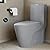 St. Tropez One-Piece Elongated Toilet Vortex™ Dual-Flush 1.1/1.6 gpf in Glossy Grey