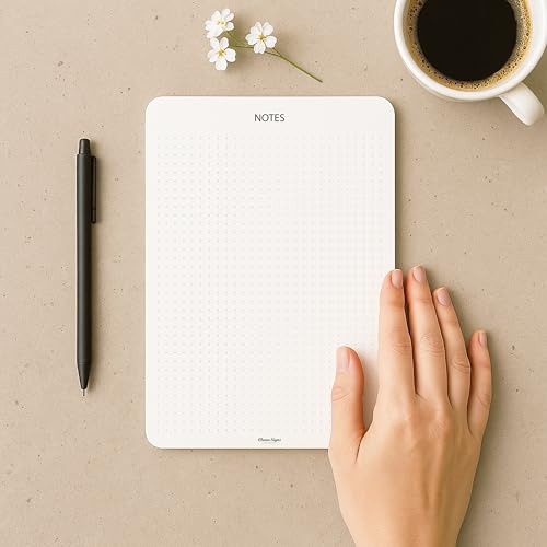Bloc-notes A5 pour bureau et maison avec 50 feuilles de papier de qualité - 4
