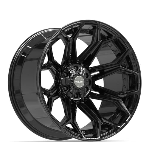 4PLAY Wheels 4P83 22 Inch Rim Fits 6x135 & 6x139.7 22x12 Gloss Black (1)