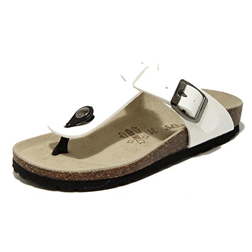 Tongs Vega Docksteps pour fille en vernis noir confortables