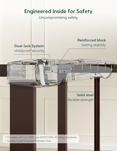 Image of Babelio 29-48 in Baby Gate for Stairs No Drilling, PressGuard Dog Gate