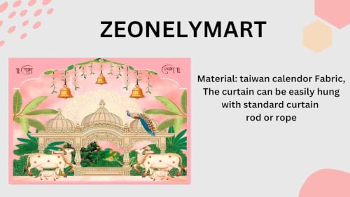 Image of Traditional Backdrop Decoration Cloths | Pooja Backdrop | gopuram backdrops | varalakshmi Backdrop Cloth | Lakshmi poja Decorations Cloth 6x8 feet