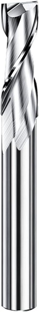 1pcs 1/4" Shank Carbide Flat Nose End Mill Cutter CNC Router Bits 2 Flute Flat End Mill Tungsten Carbide Engraving Bit for Acrylic PVC MDF Hardwood