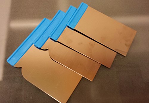 Japanese Knife Spatula Scraper Kit Venetian plaster spatulas set of 4 - Straight Edges