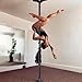 Portable Removable Dance Pole | 45mm Professional Spinnings & Static Dancing Pole,Heavy-Duty Steel Stripper Pole,Adjustable Height(88