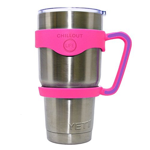 CHILLOUT LIFE Pink Handle for YETI Cup 30 oz - Ozark Trail - Simple Modern - Atlin & Other 30 oz Tumblers Anti-Slip Handle BPA-free (Pink & Purple Handle Only) CHILLOUT LIFE Pink Handle for YETI Cup 30 oz - Ozark Trail - Simple Modern - Atlin & Other 30 oz Tumblers Anti-Slip Handle BPA-free (Pink & Purple Handle Only)