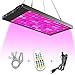 Produktbild Koopower 150W 98 LED Pflanzenlampe, Timer Fernbedienung 3 Modi Vollspektrum Grow Light Pflanzenlicht, Grow Lamp für Zimmerpflanzen Blumen und Gemüse tageslicht, Schwarz, HG3233