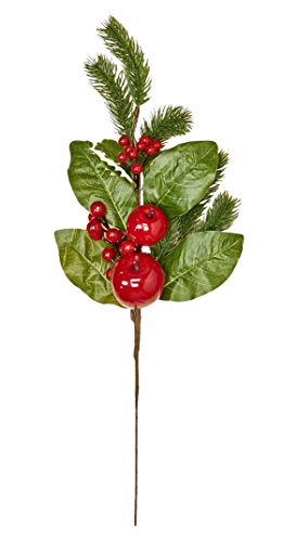 Worth Imports Weatherproof Apple Berry Pine Spray, 23"