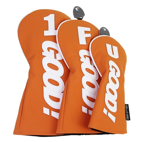 Couvre-club de golf en cuir synthétique idée cadeau idéale pour golfeur et golfeuse