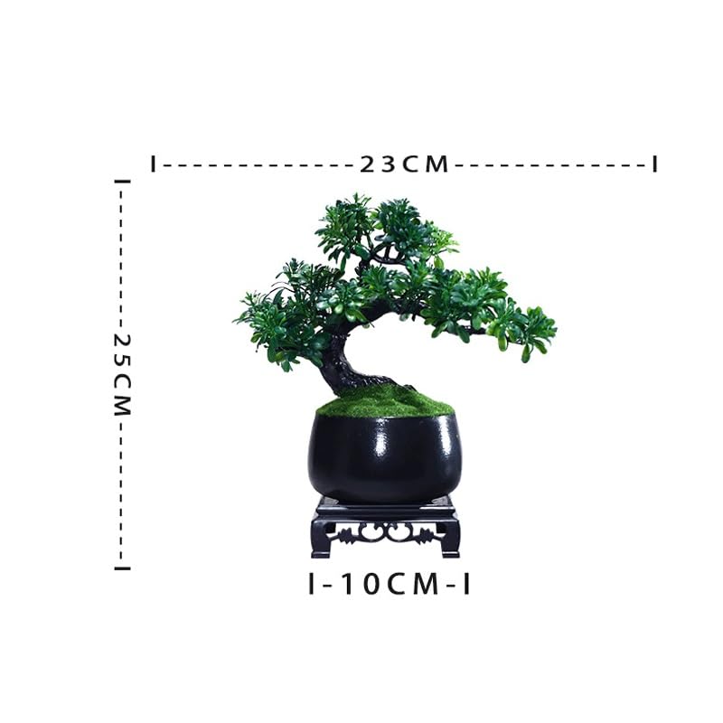 Árbol falso pino para decorar interiores oscuros sin riego ni sol 6