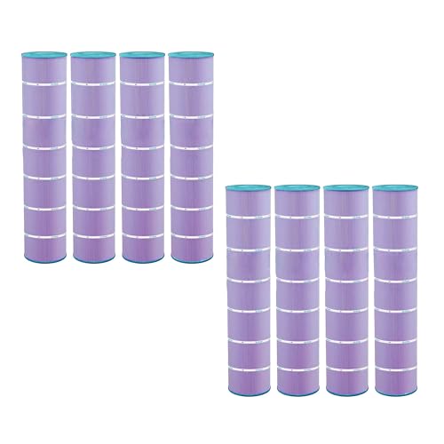 Hurricane Filters 8 Pack HF7494-04P Purple Platinum Pool Filter Cartridge - Replacement for PA131, Unicel C-7494, Filbur FC-1227, Hayward SwimClear C5030, C5025, C5020