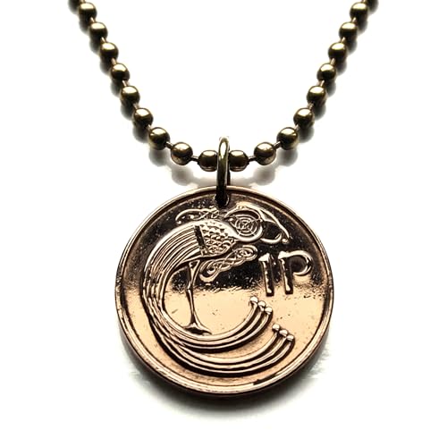 Book of Kells Bird Pendant Coin