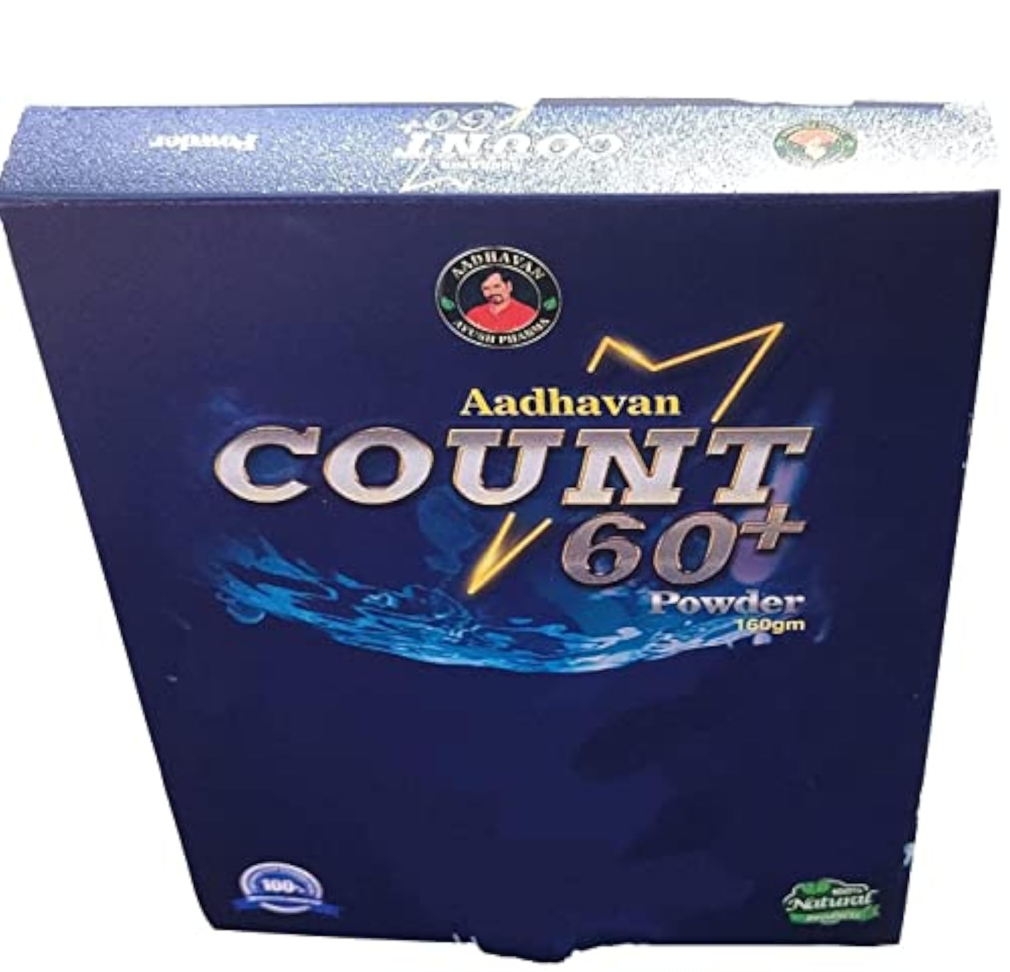 Aadhavan Count 60+ Powder, 160 gm