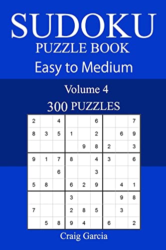 300 Easy to Medium Sudoku Puzzle Book