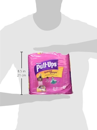Pull-Ups Training Pants for Girls, Size 2T-3T, 25 Count