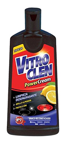 Vitroclen Nettoyant crème spécifique pour plaques de Cuisson vitrocéramiques Citron 200 ML Cover
