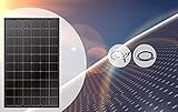 mini solaranlage anmelden VSUN Solarmodul 305Wp, Monokristallin, 25 Jahre Leistungsgarantie und 12 Jahre Produktgarantie, Maße (HxBxT) 1640 x 990 x 35mm, Gewicht 18,3 kg