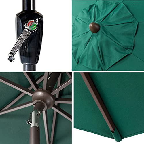 Parasol 2.7m sin base CLSDRZC para sombra en mesas de jardín 6