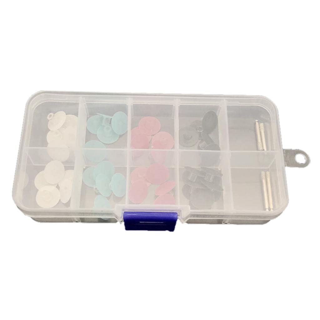 Polishing Stem Discs Assorted Kit Coarse Fine 4 Colors W/Mandrel - Dental Composite Finishing Tool Supplies for Flexibility and Greater Force - 48 Pieces for Dental Care