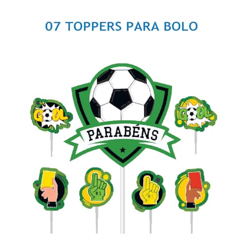 Kit Festa Fácil Jogo De Futebol Decoração Aniversário