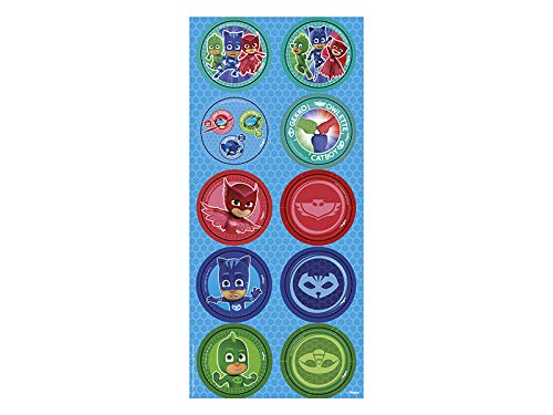 Regina Adesivo Decorativo Redondo R362 Pj Masks, 3 Unidades