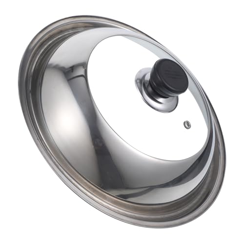 Alipis Tapa Visible para Olla de Cocina de Acero Inoxidable Utensilio Resistente y Fácil de Limpiar para Uso Doméstico Hoteles y Restaurantes