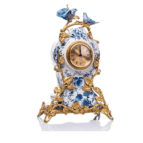 Reloj mecánico de escritorio a pilas para decoración de salón y dormitorio