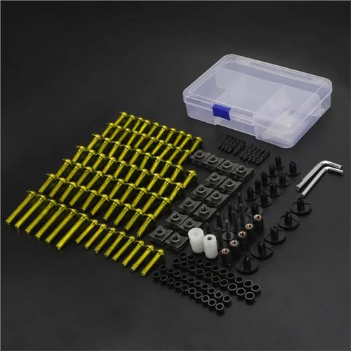 �l�W�t���i �I�[�g�o�C�t�F�A�����O�{���g�˂��i�b�g�N���b�v�L�b�g �ɓK������z���_ CB1300F CBF600 CBF500 CBF190R CBF125 CBF1000 �I�[�g�o�C�A�N�Z�T���[(Yellow)