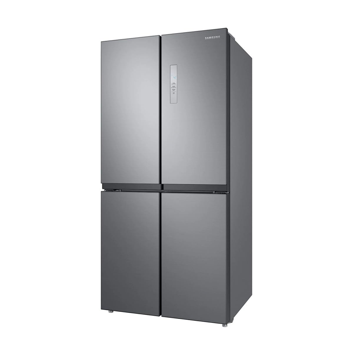 Samsung Réfrigérateur quatre portes Slim RF48A400EM9/EF, Total No Frost, Twin Cooling Plus, Moteur Digital Inverter Garanti 20 Ans, 488 L, LxAxP: 83,3 x 179,3 x 74 cm, Inox