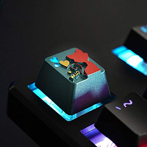 Keycap de Aluminio para Teclado Mecánico Gaming