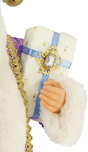 Miniatura 6 de Windy Hill Collection Figura decorativa de Santa Claus de 16 pulgadas con lentejuelas reales 161074