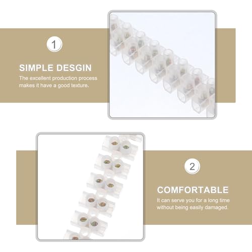 Bloque de terminales con tornillo para reparar cables sueltos con seguridad 5