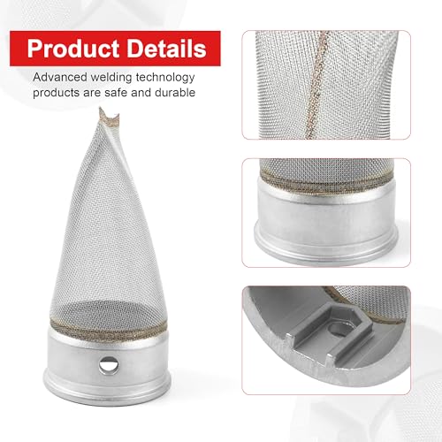 Image of Exhaust Muffler Spark Arrestor Screen Insert Stainless Steel For Polaris RZR Pro XP, XP4 1000, Turbo R 2014-2025 UTV SXS Replace 1262390